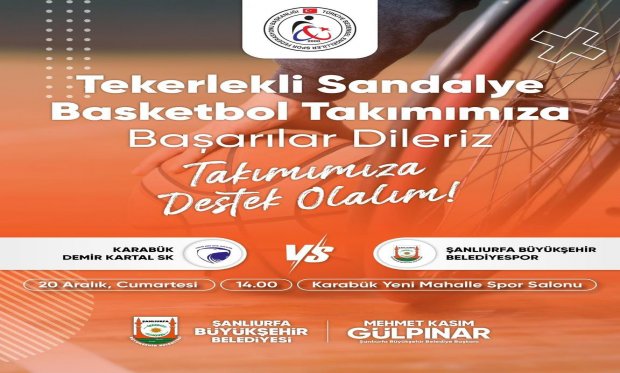 Büyükşehir Belediyesi Tekerlekli Sandalye Basketbol Takımı Karabük’e Hazır